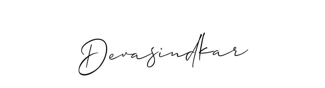 Devasindkar stylish signature style. Best Handwritten Sign (Allison_Script) for my name. Handwritten Signature Collection Ideas for my name Devasindkar. Devasindkar signature style 2 images and pictures png