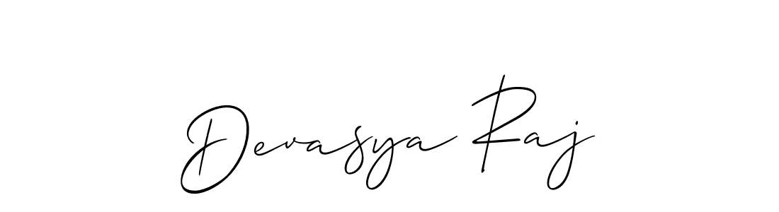 How to make Devasya Raj name signature. Use Allison_Script style for creating short signs online. This is the latest handwritten sign. Devasya Raj signature style 2 images and pictures png