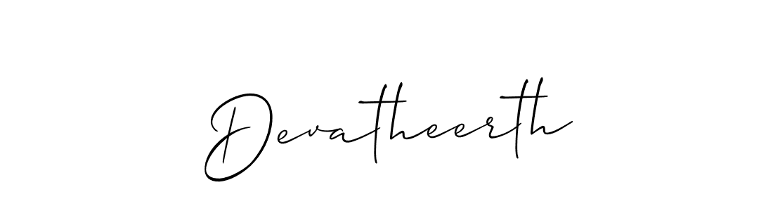 Also You can easily find your signature by using the search form. We will create Devatheerth name handwritten signature images for you free of cost using Allison_Script sign style. Devatheerth signature style 2 images and pictures png