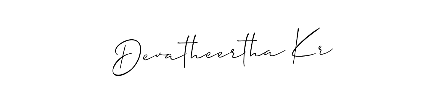 Once you've used our free online signature maker to create your best signature Allison_Script style, it's time to enjoy all of the benefits that Devatheertha Kr name signing documents. Devatheertha Kr signature style 2 images and pictures png