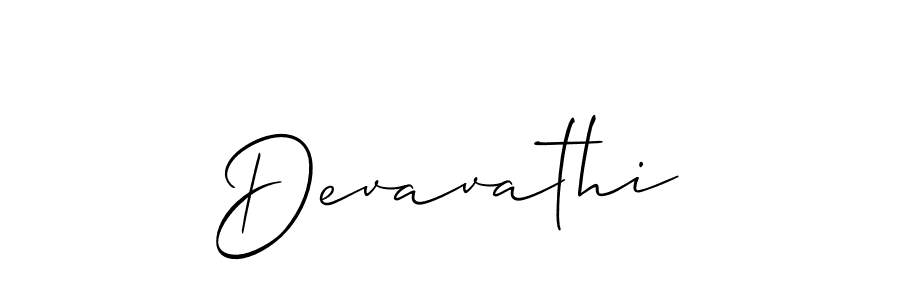 Devavathi stylish signature style. Best Handwritten Sign (Allison_Script) for my name. Handwritten Signature Collection Ideas for my name Devavathi. Devavathi signature style 2 images and pictures png