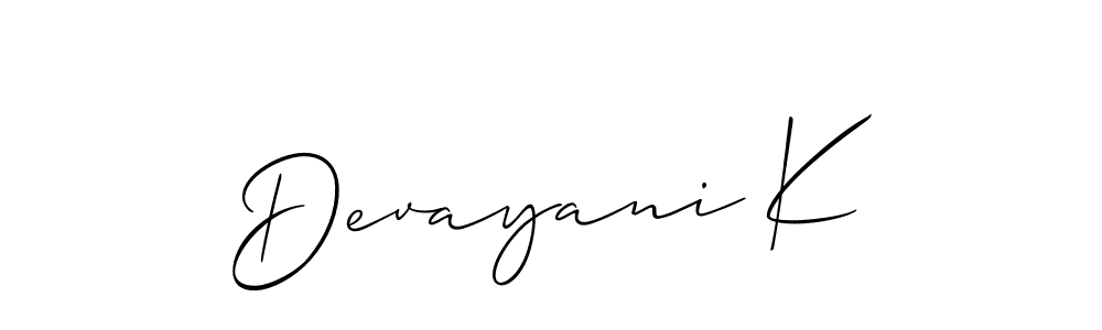 Check out images of Autograph of Devayani K name. Actor Devayani K Signature Style. Allison_Script is a professional sign style online. Devayani K signature style 2 images and pictures png