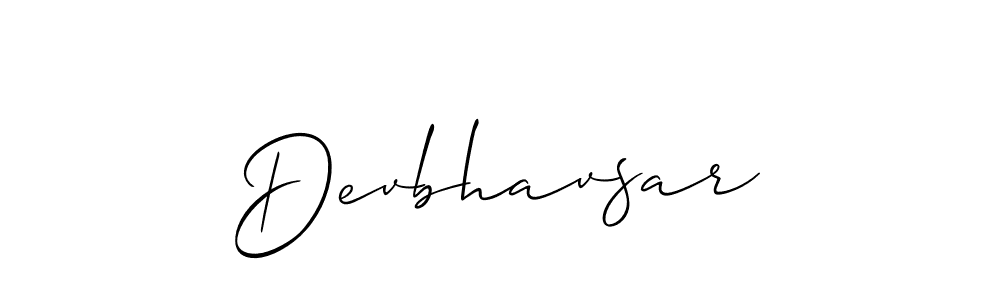 You can use this online signature creator to create a handwritten signature for the name Devbhavsar. This is the best online autograph maker. Devbhavsar signature style 2 images and pictures png