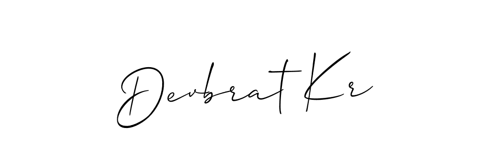 How to Draw Devbrat Kr signature style? Allison_Script is a latest design signature styles for name Devbrat Kr. Devbrat Kr signature style 2 images and pictures png