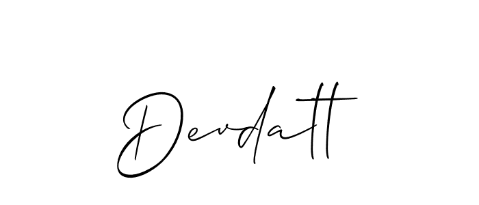 Best and Professional Signature Style for Devdatt. Allison_Script Best Signature Style Collection. Devdatt signature style 2 images and pictures png