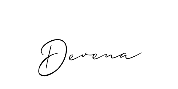 Once you've used our free online signature maker to create your best signature Allison_Script style, it's time to enjoy all of the benefits that Devena name signing documents. Devena signature style 2 images and pictures png