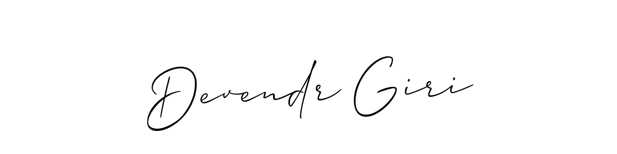 Make a short Devendr Giri signature style. Manage your documents anywhere anytime using Allison_Script. Create and add eSignatures, submit forms, share and send files easily. Devendr Giri signature style 2 images and pictures png