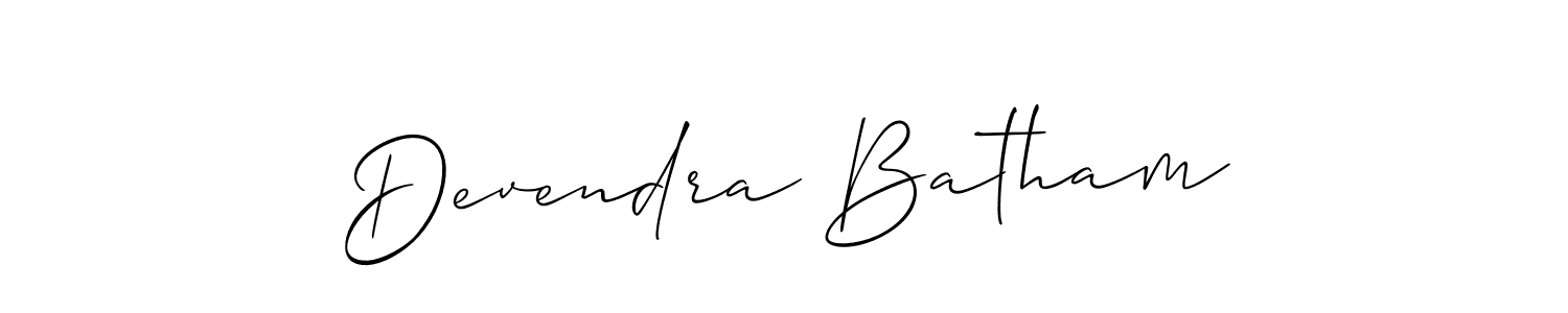 Similarly Allison_Script is the best handwritten signature design. Signature creator online .You can use it as an online autograph creator for name Devendra Batham. Devendra Batham signature style 2 images and pictures png