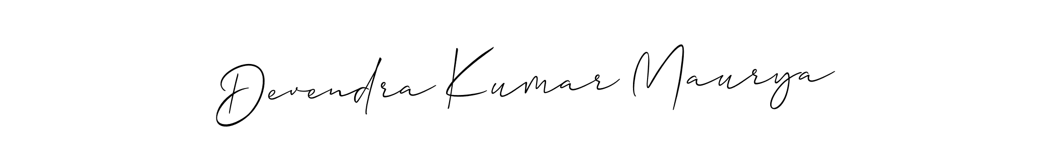 Make a short Devendra Kumar Maurya signature style. Manage your documents anywhere anytime using Allison_Script. Create and add eSignatures, submit forms, share and send files easily. Devendra Kumar Maurya signature style 2 images and pictures png
