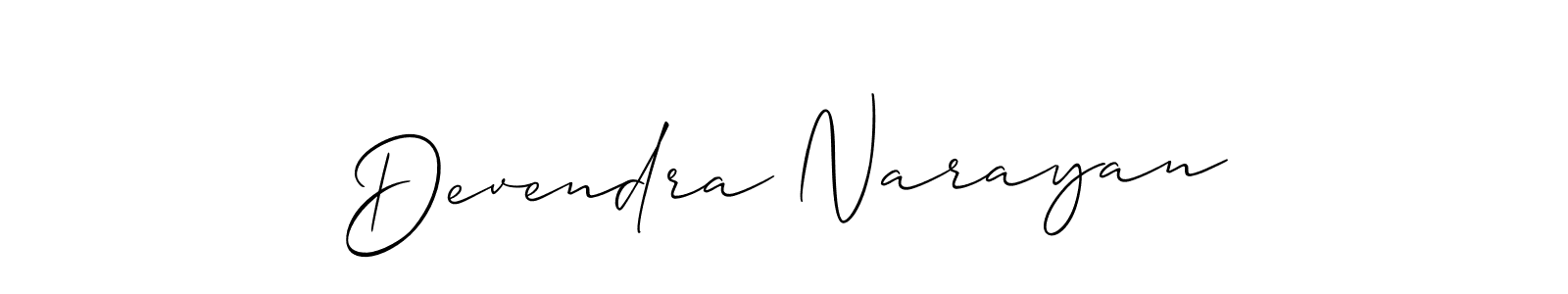 if you are searching for the best signature style for your name Devendra Narayan. so please give up your signature search. here we have designed multiple signature styles  using Allison_Script. Devendra Narayan signature style 2 images and pictures png