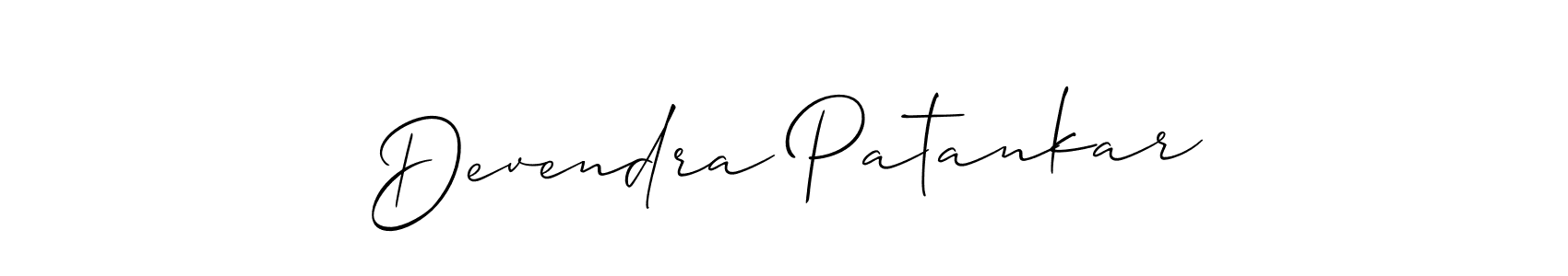 You can use this online signature creator to create a handwritten signature for the name Devendra Patankar. This is the best online autograph maker. Devendra Patankar signature style 2 images and pictures png