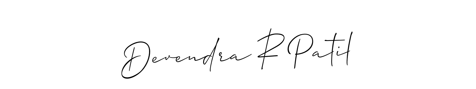 It looks lik you need a new signature style for name Devendra R Patil. Design unique handwritten (Allison_Script) signature with our free signature maker in just a few clicks. Devendra R Patil signature style 2 images and pictures png