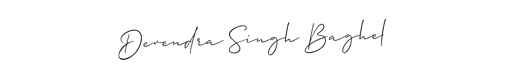 How to make Devendra Singh Baghel signature? Allison_Script is a professional autograph style. Create handwritten signature for Devendra Singh Baghel name. Devendra Singh Baghel signature style 2 images and pictures png