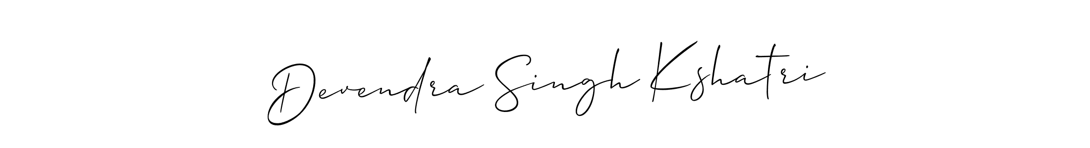 Make a short Devendra Singh Kshatri signature style. Manage your documents anywhere anytime using Allison_Script. Create and add eSignatures, submit forms, share and send files easily. Devendra Singh Kshatri signature style 2 images and pictures png