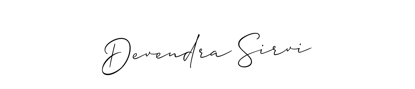 Best and Professional Signature Style for Devendra Sirvi. Allison_Script Best Signature Style Collection. Devendra Sirvi signature style 2 images and pictures png