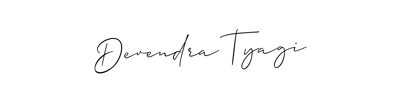 How to Draw Devendra Tyagi signature style? Allison_Script is a latest design signature styles for name Devendra Tyagi. Devendra Tyagi signature style 2 images and pictures png