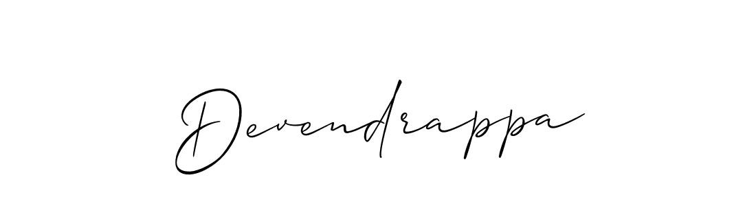 The best way (Allison_Script) to make a short signature is to pick only two or three words in your name. The name Devendrappa include a total of six letters. For converting this name. Devendrappa signature style 2 images and pictures png