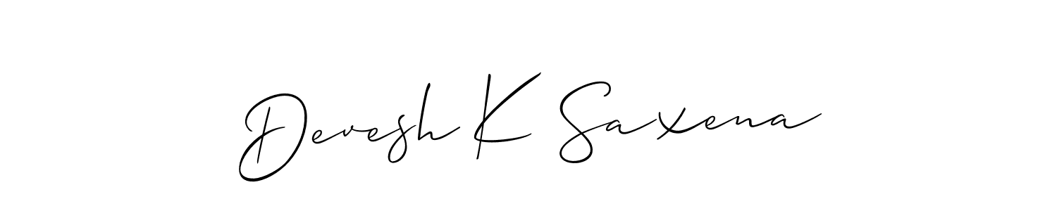 if you are searching for the best signature style for your name Devesh K Saxena. so please give up your signature search. here we have designed multiple signature styles  using Allison_Script. Devesh K Saxena signature style 2 images and pictures png