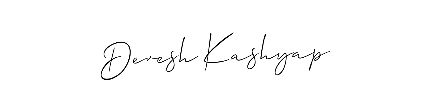 This is the best signature style for the Devesh Kashyap name. Also you like these signature font (Allison_Script). Mix name signature. Devesh Kashyap signature style 2 images and pictures png