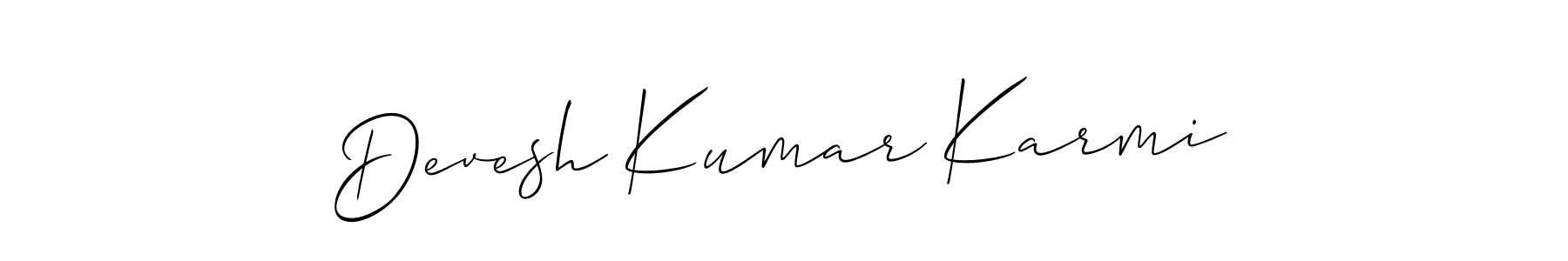 Check out images of Autograph of Devesh Kumar Karmi name. Actor Devesh Kumar Karmi Signature Style. Allison_Script is a professional sign style online. Devesh Kumar Karmi signature style 2 images and pictures png