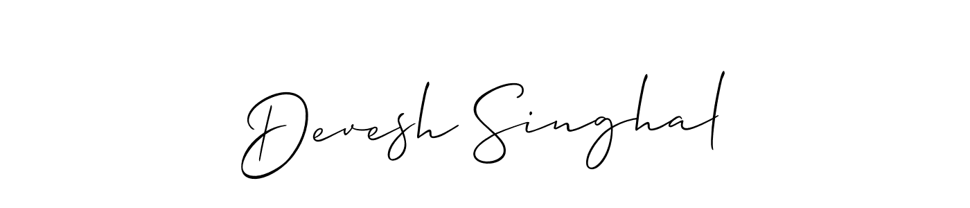 Make a beautiful signature design for name Devesh Singhal. Use this online signature maker to create a handwritten signature for free. Devesh Singhal signature style 2 images and pictures png