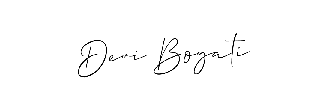 Best and Professional Signature Style for Devi Bogati. Allison_Script Best Signature Style Collection. Devi Bogati signature style 2 images and pictures png