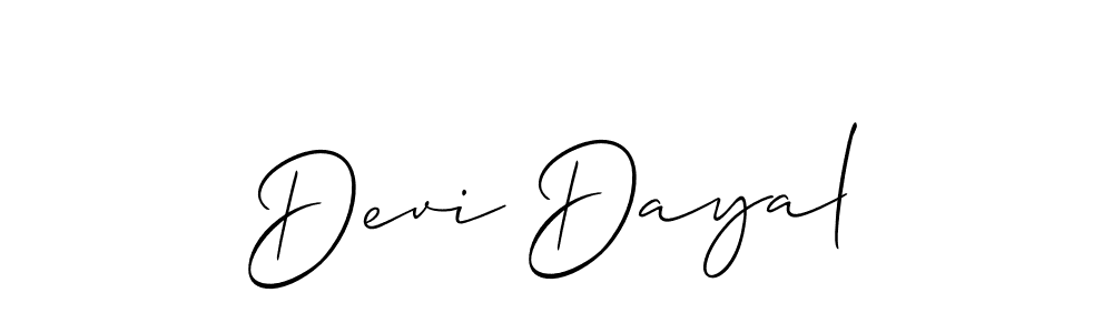 How to Draw Devi Dayal signature style? Allison_Script is a latest design signature styles for name Devi Dayal. Devi Dayal signature style 2 images and pictures png