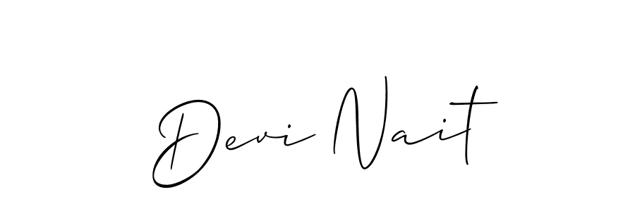 See photos of Devi Nait official signature by Spectra . Check more albums & portfolios. Read reviews & check more about Allison_Script font. Devi Nait signature style 2 images and pictures png