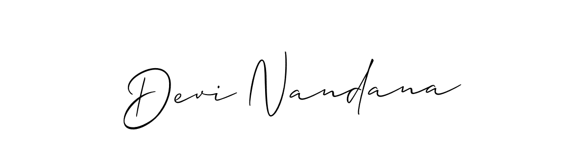 This is the best signature style for the Devi Nandana name. Also you like these signature font (Allison_Script). Mix name signature. Devi Nandana signature style 2 images and pictures png