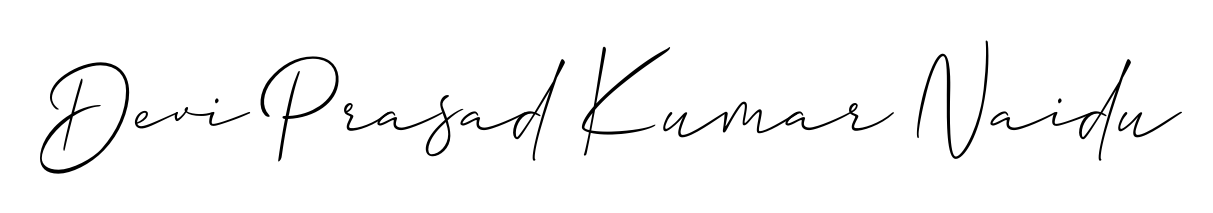 Explore multiple handwriting variations for Devi Prasad Kumar Naidu including this stunning Allison_Script design. Free to use across all platforms. Devi Prasad Kumar Naidu signature style 2 images and pictures png
