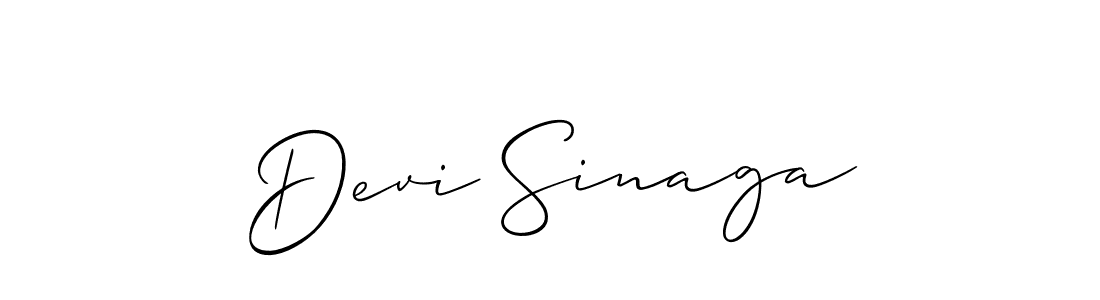 How to make Devi Sinaga signature? Allison_Script is a professional autograph style. Create handwritten signature for Devi Sinaga name. Devi Sinaga signature style 2 images and pictures png