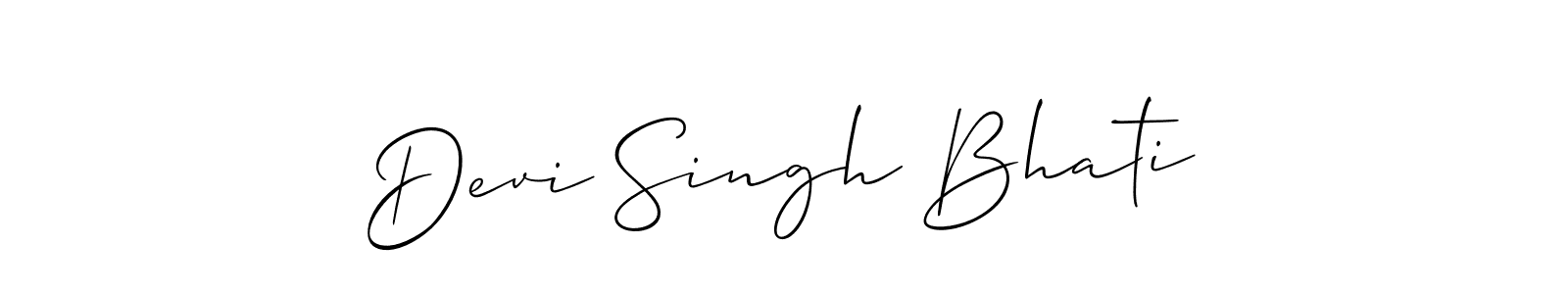 How to make Devi Singh Bhati signature? Allison_Script is a professional autograph style. Create handwritten signature for Devi Singh Bhati name. Devi Singh Bhati signature style 2 images and pictures png