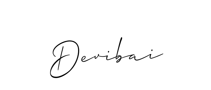 Best and Professional Signature Style for Devibai. Allison_Script Best Signature Style Collection. Devibai signature style 2 images and pictures png