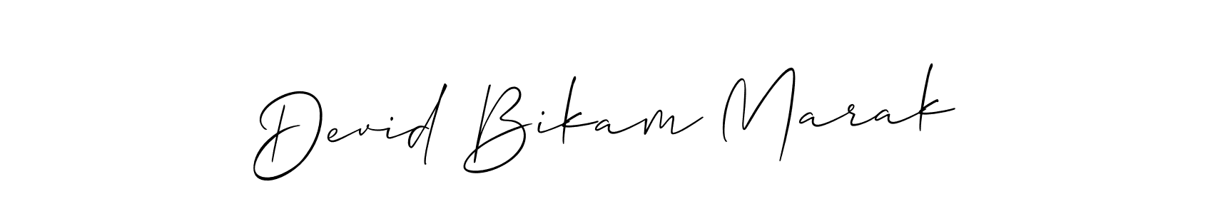 Check out images of Autograph of Devid Bikam Marak name. Actor Devid Bikam Marak Signature Style. Allison_Script is a professional sign style online. Devid Bikam Marak signature style 2 images and pictures png