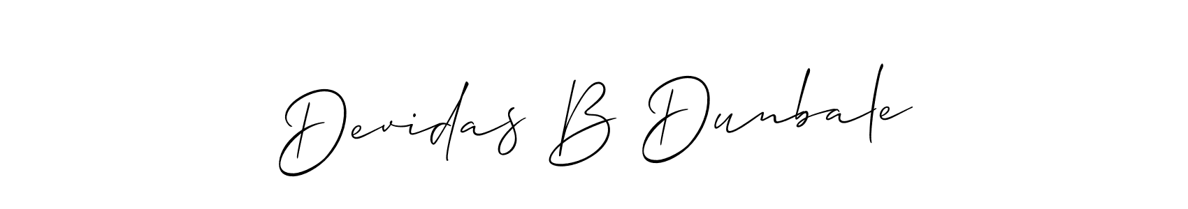 Here are the top 10 professional signature styles for the name Devidas B Dunbale. These are the best autograph styles you can use for your name. Devidas B Dunbale signature style 2 images and pictures png