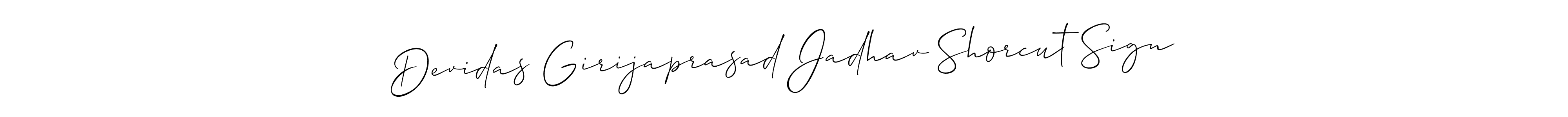 Allison_Script is a professional signature style that is perfect for those who want to add a touch of class to their signature. It is also a great choice for those who want to make their signature more unique. Get Devidas Girijaprasad Jadhav Shorcut Sign name to fancy signature for free. Devidas Girijaprasad Jadhav Shorcut Sign signature style 2 images and pictures png