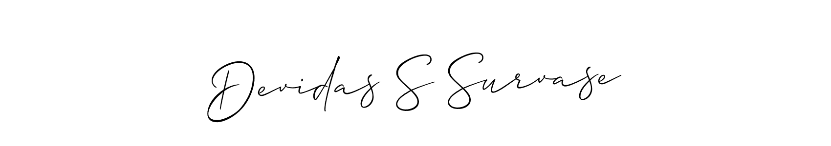 You can use this online signature creator to create a handwritten signature for the name Devidas S Survase. This is the best online autograph maker. Devidas S Survase signature style 2 images and pictures png