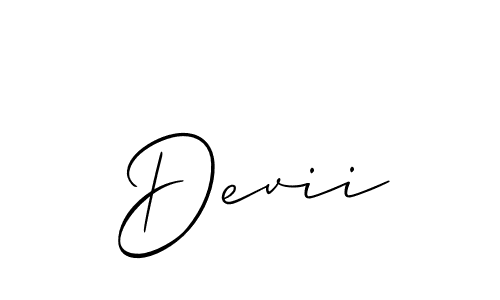 Also You can easily find your signature by using the search form. We will create Devii name handwritten signature images for you free of cost using Allison_Script sign style. Devii signature style 2 images and pictures png