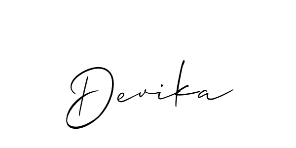It looks lik you need a new signature style for name Devika. Design unique handwritten (Allison_Script) signature with our free signature maker in just a few clicks. Devika signature style 2 images and pictures png