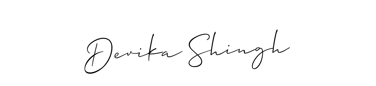 How to Draw Devika Shingh signature style? Allison_Script is a latest design signature styles for name Devika Shingh. Devika Shingh signature style 2 images and pictures png