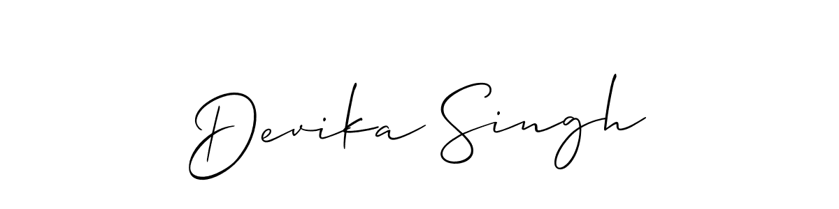 Also You can easily find your signature by using the search form. We will create Devika Singh name handwritten signature images for you free of cost using Allison_Script sign style. Devika Singh signature style 2 images and pictures png