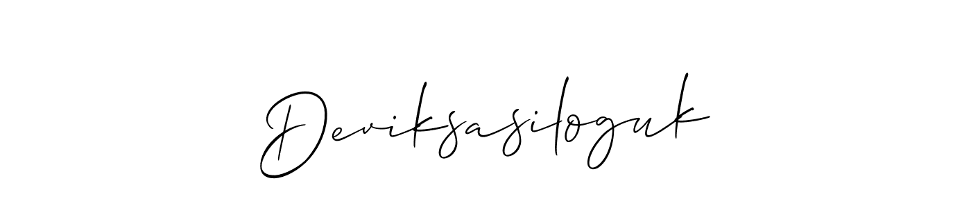 Best and Professional Signature Style for Deviksasiloguk. Allison_Script Best Signature Style Collection. Deviksasiloguk signature style 2 images and pictures png