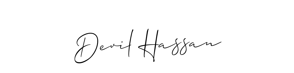 Make a beautiful signature design for name Devil Hassan. Use this online signature maker to create a handwritten signature for free. Devil Hassan signature style 2 images and pictures png