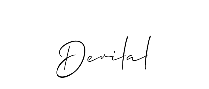 The best way (Allison_Script) to make a short signature is to pick only two or three words in your name. The name Devilal include a total of six letters. For converting this name. Devilal signature style 2 images and pictures png