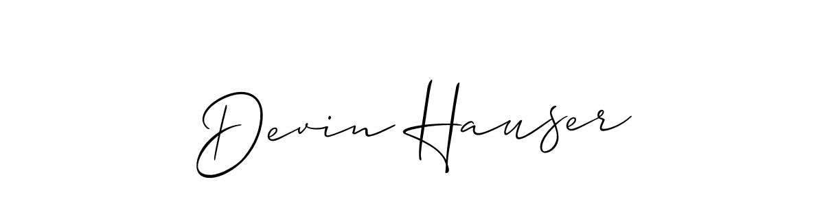 Check out images of Autograph of Devin Hauser name. Actor Devin Hauser Signature Style. Allison_Script is a professional sign style online. Devin Hauser signature style 2 images and pictures png