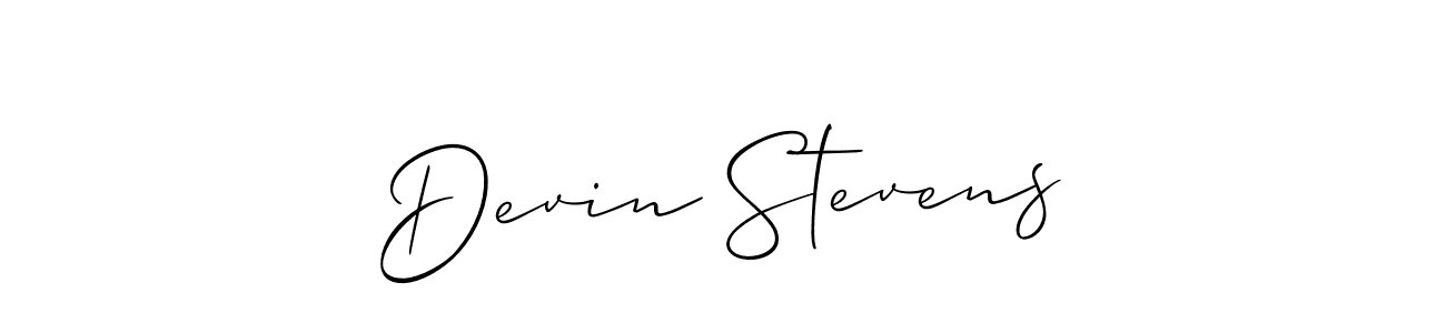 Make a short Devin Stevens signature style. Manage your documents anywhere anytime using Allison_Script. Create and add eSignatures, submit forms, share and send files easily. Devin Stevens signature style 2 images and pictures png