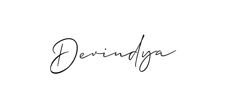 The best way (Allison_Script) to make a short signature is to pick only two or three words in your name. The name Devindya include a total of six letters. For converting this name. Devindya signature style 2 images and pictures png