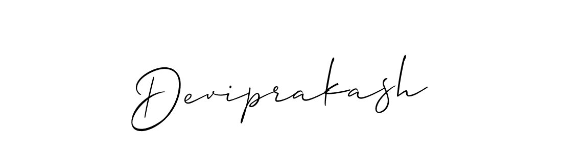 Make a beautiful signature design for name Deviprakash. With this signature (Allison_Script) style, you can create a handwritten signature for free. Deviprakash signature style 2 images and pictures png