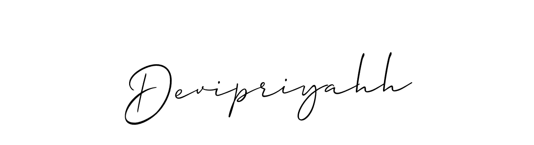 Once you've used our free online signature maker to create your best signature Allison_Script style, it's time to enjoy all of the benefits that Devipriyahh name signing documents. Devipriyahh signature style 2 images and pictures png