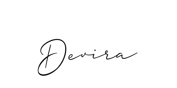 Best and Professional Signature Style for Devira. Allison_Script Best Signature Style Collection. Devira signature style 2 images and pictures png